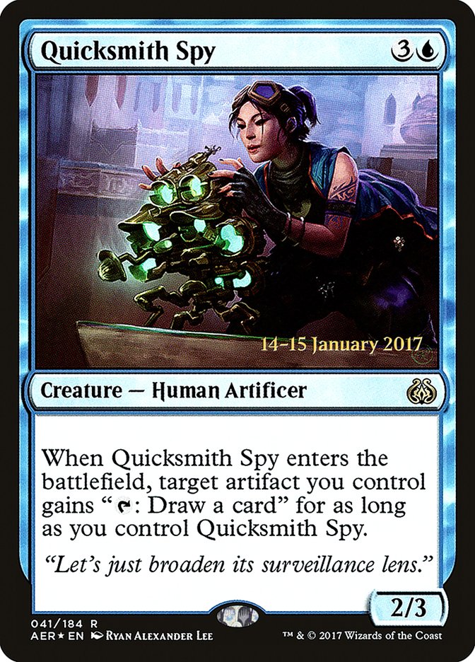 Quicksmith Spy [Aether Revolt Prerelease Promos] | L.A. Mood Comics and Games