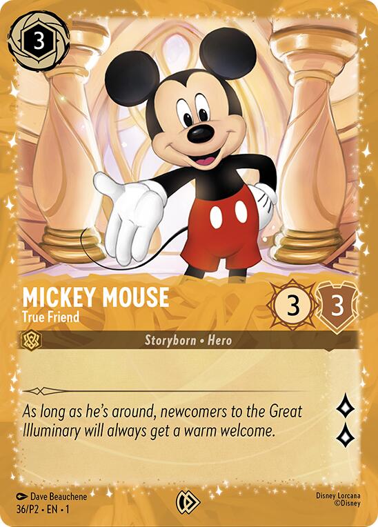 Mickey Mouse - True Friend (Puzzle Promo) (36) [Promo Cards] | L.A. Mood Comics and Games