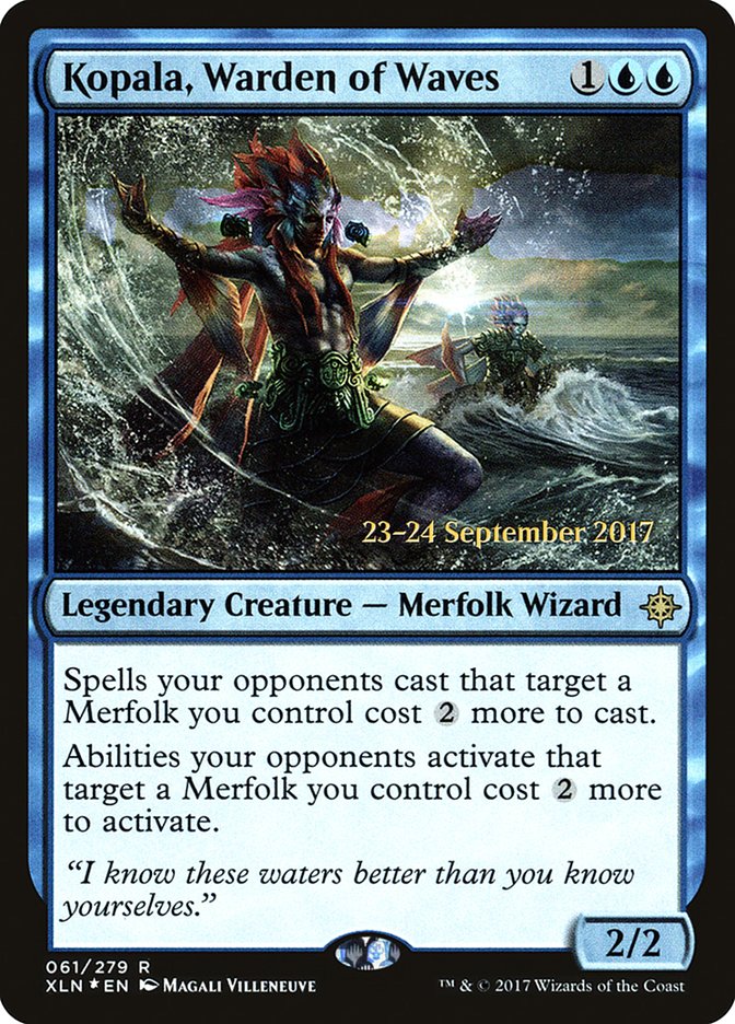 Kopala, Warden of Waves [Ixalan Prerelease Promos] | L.A. Mood Comics and Games