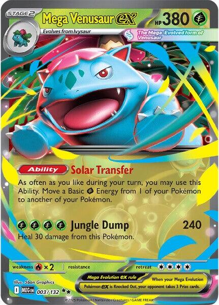 Mega Venusaur ex (003/132) [Mega Evolutions: Base Set] | L.A. Mood Comics and Games