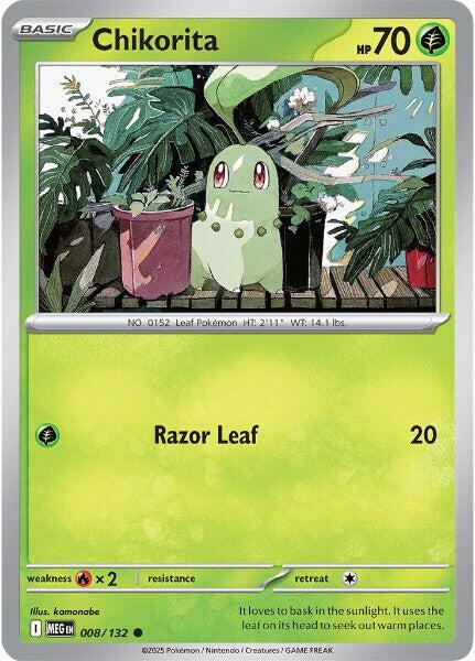 Chikorita (008/132) [Mega Evolutions: Base Set] | L.A. Mood Comics and Games