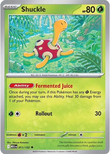 Shuckle (011/132) [Mega Evolutions: Base Set] | L.A. Mood Comics and Games