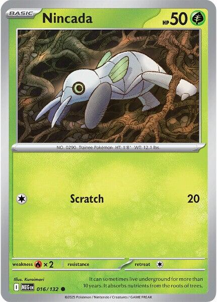 Nincada (016/132) [Mega Evolutions: Base Set] | L.A. Mood Comics and Games