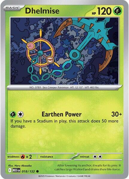 Dhelmise (018/132) [Mega Evolutions: Base Set] | L.A. Mood Comics and Games