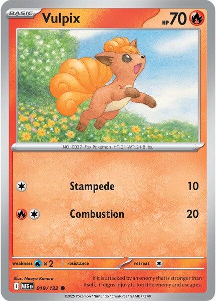 Vulpix (019/132) [Mega Evolutions: Base Set] | L.A. Mood Comics and Games