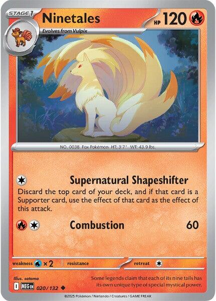 Ninetales (020/132) [Mega Evolutions: Base Set] | L.A. Mood Comics and Games