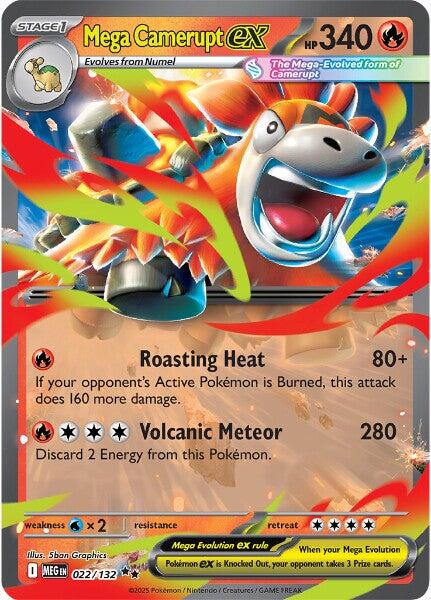 Mega Camerupt ex (022/132) [Mega Evolutions: Base Set] | L.A. Mood Comics and Games