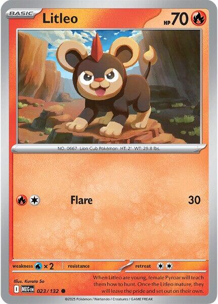 Litleo (023/132) [Mega Evolutions: Base Set] | L.A. Mood Comics and Games