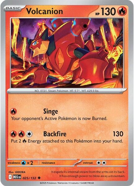 Volcanion (025/132) [Mega Evolutions: Base Set] | L.A. Mood Comics and Games