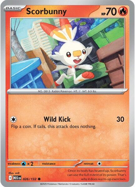 Scorbunny (026/132) [Mega Evolutions: Base Set] | L.A. Mood Comics and Games