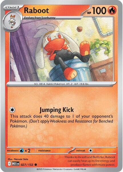 Raboot (027/132) [Mega Evolutions: Base Set] | L.A. Mood Comics and Games