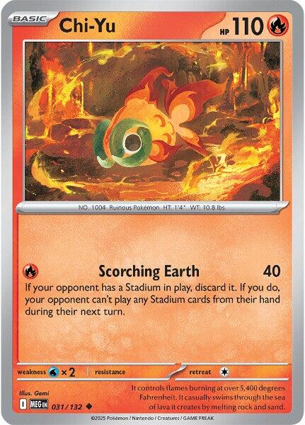 Chi-Yu (031/132) [Mega Evolutions: Base Set] | L.A. Mood Comics and Games