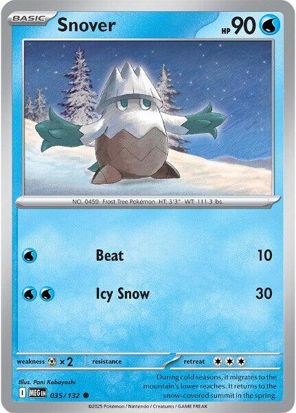 Snover (035/132) [Mega Evolutions: Base Set] | L.A. Mood Comics and Games