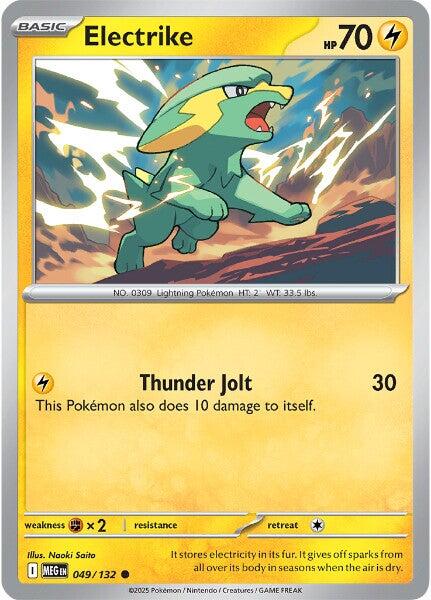 Electrike (049/132) [Mega Evolutions: Base Set] | L.A. Mood Comics and Games