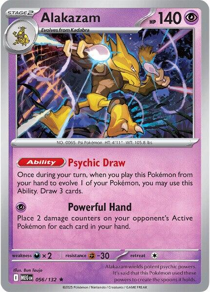 Alakazam (056/132) [Mega Evolutions: Base Set] | L.A. Mood Comics and Games