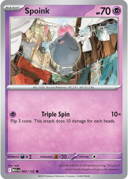 Spoink (062/132) [Mega Evolutions: Base Set] | L.A. Mood Comics and Games