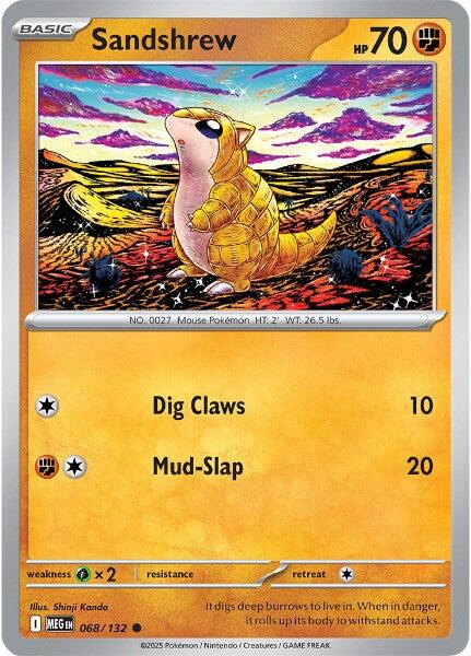 Sandshrew (068/132) [Mega Evolutions: Base Set] | L.A. Mood Comics and Games