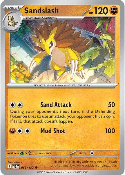 Sandslash (069/132) [Mega Evolutions: Base Set] | L.A. Mood Comics and Games