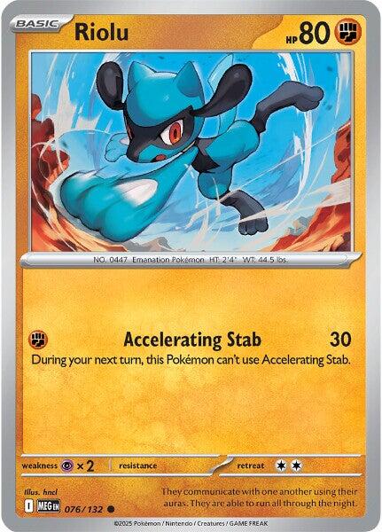 Riolu (076/132) [Mega Evolutions: Base Set] | L.A. Mood Comics and Games