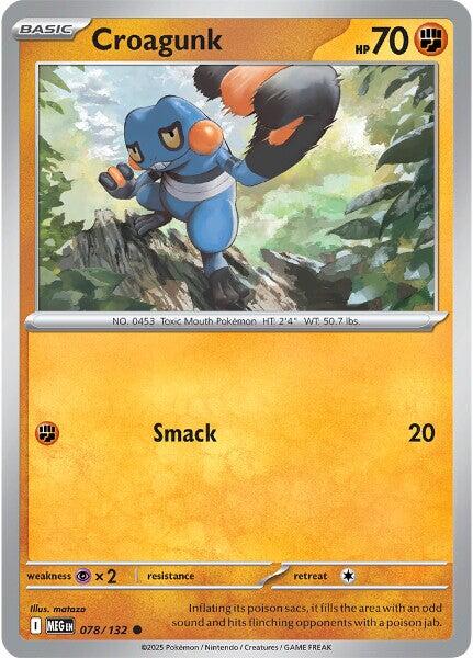 Croagunk (078/132) [Mega Evolutions: Base Set] | L.A. Mood Comics and Games