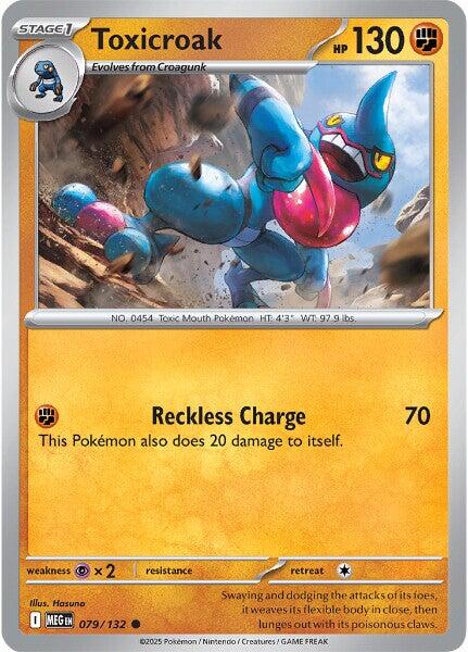 Toxicroak (079/132) [Mega Evolutions: Base Set] | L.A. Mood Comics and Games