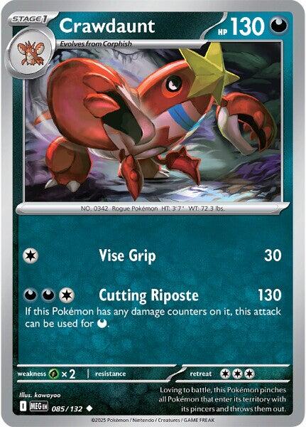 Crawdaunt (085/132) [Mega Evolutions: Base Set] | L.A. Mood Comics and Games