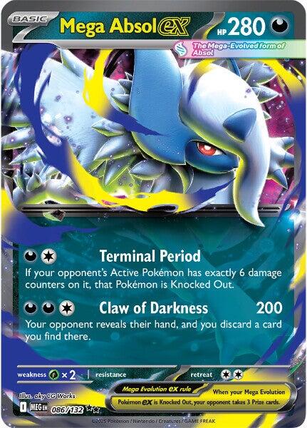 Mega Absol ex (086/132) [Mega Evolutions: Base Set] | L.A. Mood Comics and Games
