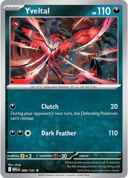 Yveltal (088/132) [Mega Evolutions: Base Set] | L.A. Mood Comics and Games