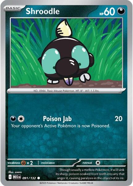 Shroodle (091/132) [Mega Evolutions: Base Set] | L.A. Mood Comics and Games