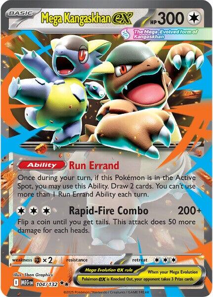 Mega Kangaskhan ex (104/132) [Mega Evolutions: Base Set] | L.A. Mood Comics and Games
