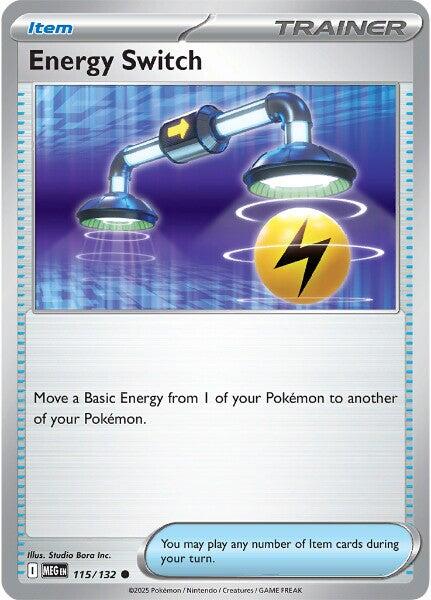 Energy Switch (115/132) [Mega Evolutions: Base Set] | L.A. Mood Comics and Games