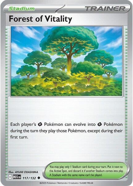 Forest of Vitality (117/132) [Mega Evolutions: Base Set] | L.A. Mood Comics and Games