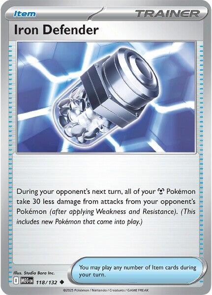 Iron Defender (118/132) [Mega Evolutions: Base Set] | L.A. Mood Comics and Games