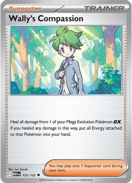 Wally's Compassion (132/132) [Mega Evolutions: Base Set] | L.A. Mood Comics and Games