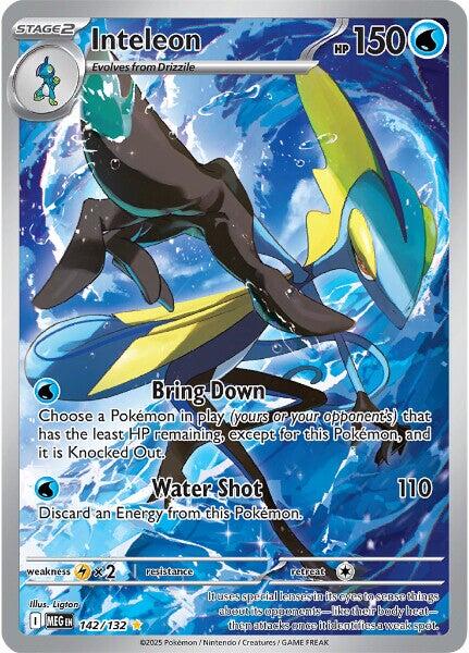 Inteleon (142/132) [Mega Evolutions: Base Set] | L.A. Mood Comics and Games