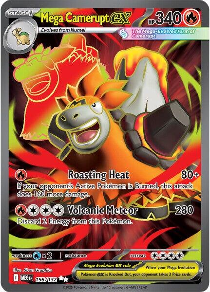 Mega Camerupt ex (156/132) [Mega Evolutions: Base Set] | L.A. Mood Comics and Games