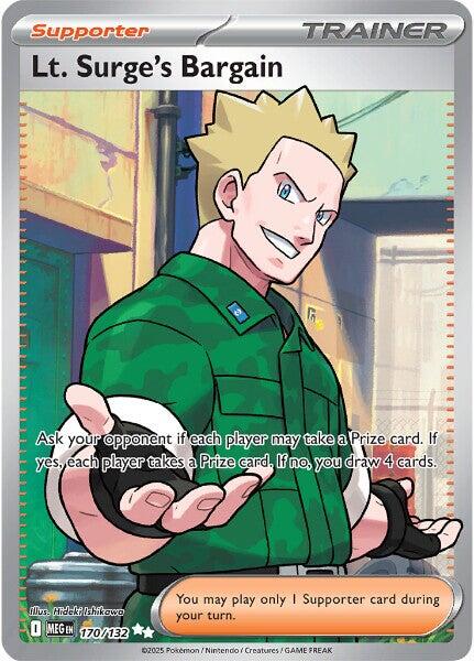 Lt. Surge's Bargain (170/132) [Mega Evolutions: Base Set] | L.A. Mood Comics and Games