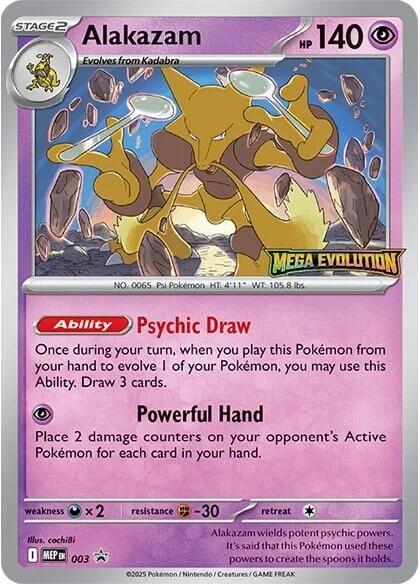 Alakazam (003) [Mega Evolutions Promo] | L.A. Mood Comics and Games