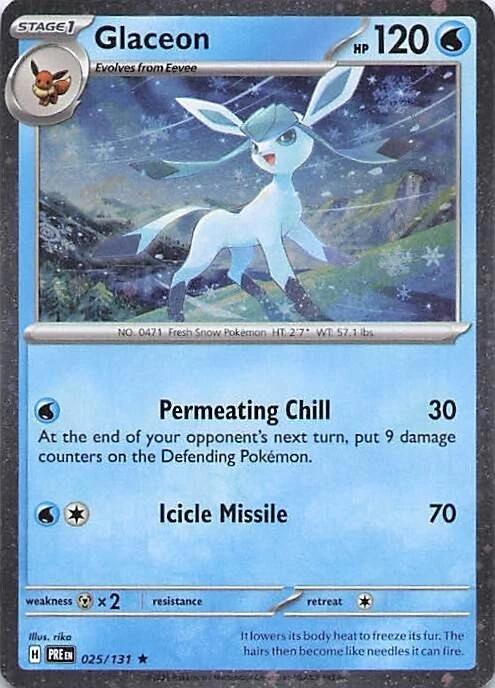 Glaceon (025/131) (Cosmos Holo) [Miscellaneous Cards] | L.A. Mood Comics and Games