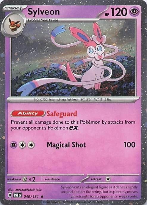 Sylveon (040/131) (Cosmos Holo) [Miscellaneous Cards] | L.A. Mood Comics and Games