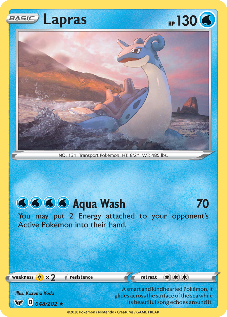 Lapras (048/202) [Sword & Shield: Base Set] | L.A. Mood Comics and Games