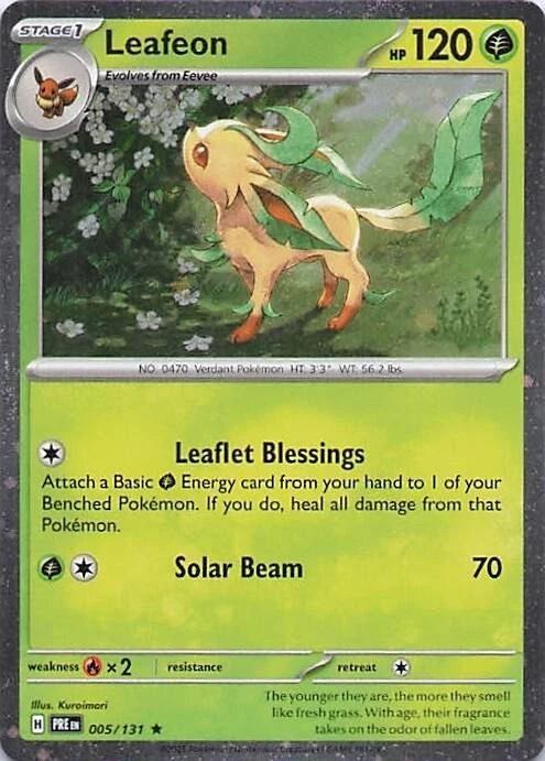 Leafeon (005/131) (Cosmos Holo) [Miscellaneous Cards] | L.A. Mood Comics and Games