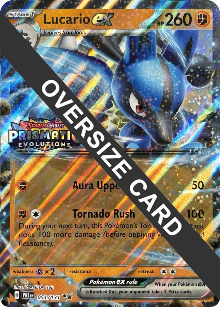 Lucario ex (051/131) (Prismatic Evolutions Stamp) [Scarlet & Violet: Prismatic Evolutions] | L.A. Mood Comics and Games