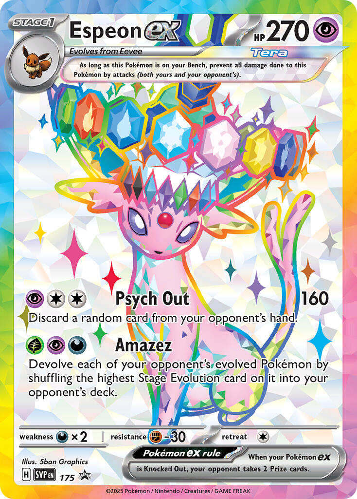 Espeon ex (SVP 175) [Scarlet & Violet: Black Star Promos] | L.A. Mood Comics and Games