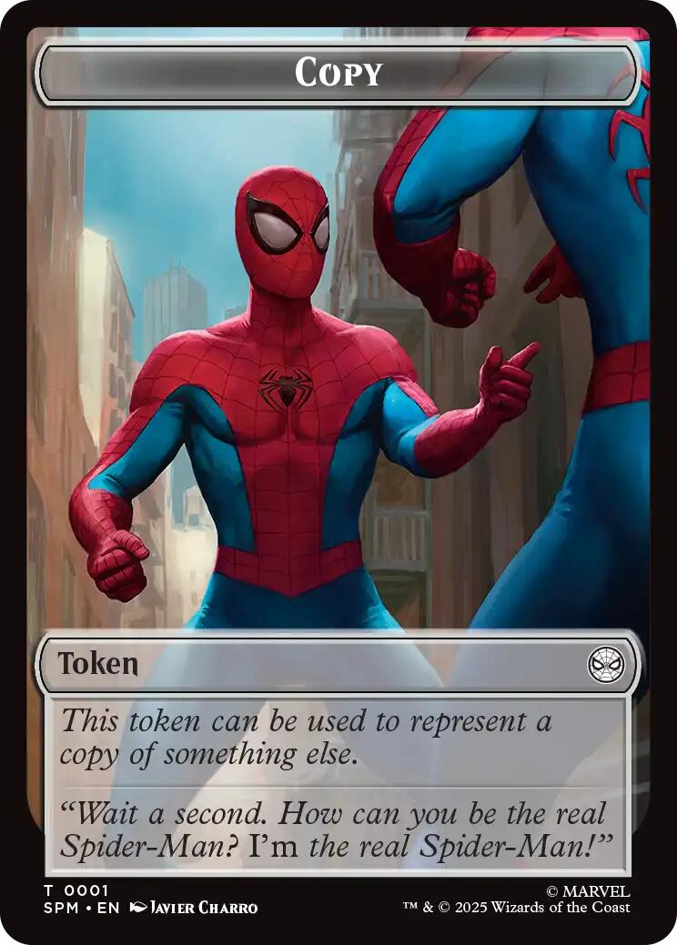 Copy // Human Citizen Double-Sided Token [Marvel's Spider-Man Tokens] | L.A. Mood Comics and Games