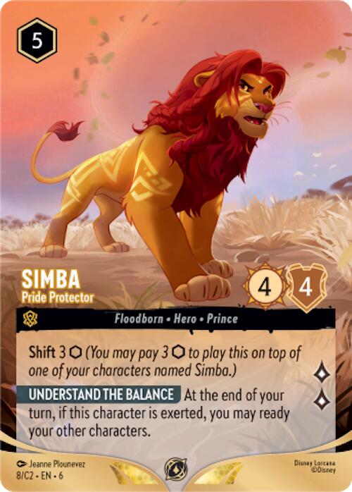 Simba - Pride Protector (8) [Promo Cards] | L.A. Mood Comics and Games