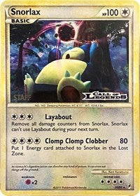 Snorlax (33/95) (Staff Prerelease Promo) [Nintendo: Black Star Promos] | L.A. Mood Comics and Games