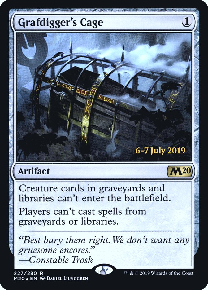 Grafdigger's Cage [Core Set 2020 Prerelease Promos] | L.A. Mood Comics and Games