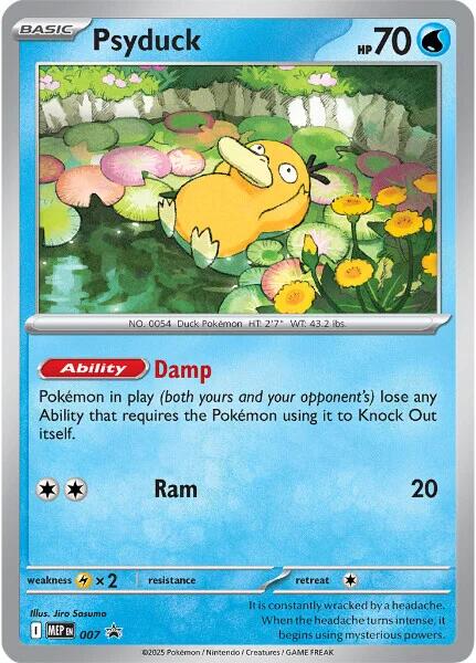 Psyduck (007) [Mega Evolutions Promo] | L.A. Mood Comics and Games