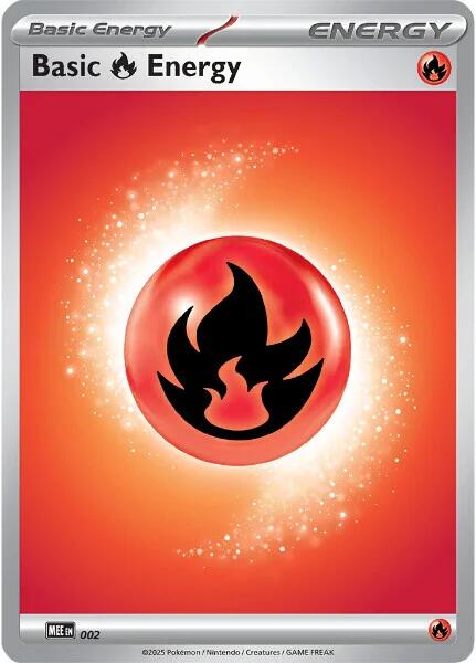 Basic Fire Energy - 002 [Mega Evolution Energies] | L.A. Mood Comics and Games